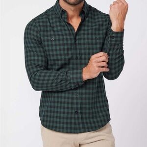 Ash & Erie Greenstone Plaid Shirt – XXL (Standard Fit)